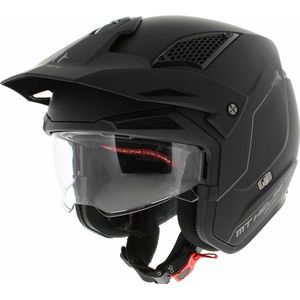 MT Helm District S mat zwart maat M