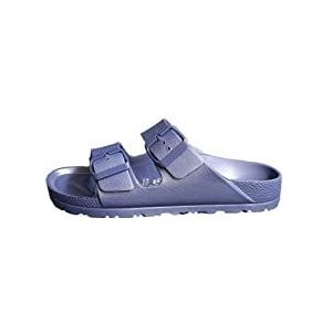 Natural World Saona platte sandalen, uniseks, voor volwassenen, marineblauw, 37 EU