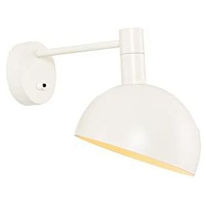 WELL HOME MOBILIARIO & DECORACIÓN Wandlamp, metaal, wit, 18 x 18 x 28, fitting 1 x E14 40 W