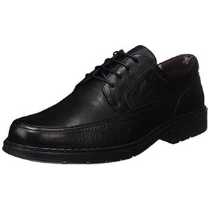 Fluchos | Herenschoenen | Clipper 9579 Cidacos Libanon schoenen | comfortabele schoenen van rundleer van eersteklas kwaliteit | vetersluiting | rubberen bodem, Blanco Y Gris, 41 EU