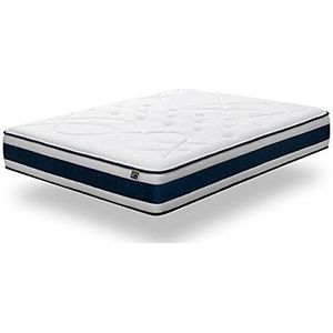 KUO Dream Memory Cell Plus matras, viscogel titanium met lendensteun, 140 x 200 cm