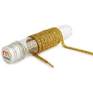 Mumka Gouden pailletten, uniseks Shoelaces, 120 cm, Gouden pailletten, 120