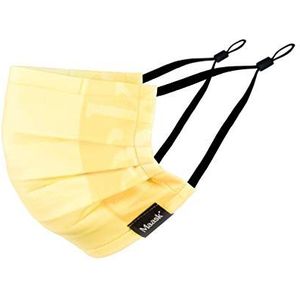 MAASK Shield Hygiënisch masker, herbruikbaar, uniseks, geel, 1 stuk (1 stuk)