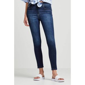 Lois - High Waist Skinny Jeans - Dark Denim