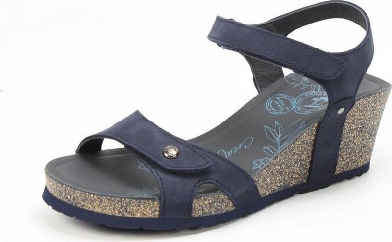 Sandaal - Julia - Gevoerd - Klittenbandsluiting - Effen - Glad Leer