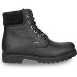 Panama Jack - Vrouwen Veterlaarzen - Zwart - Waterdicht Nappa Greased