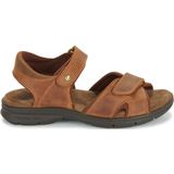 Panama Jack Sanders Basics Peeptoe sandalen voor heren, Cuero C004, 43 EU