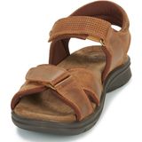 Panama Jack Sanders Basics Peeptoe sandalen voor heren, Cuero C004, 43 EU