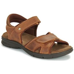 Panama Jack Sanders Basics Peeptoe sandalen voor heren, Cuero C004, 46 EU