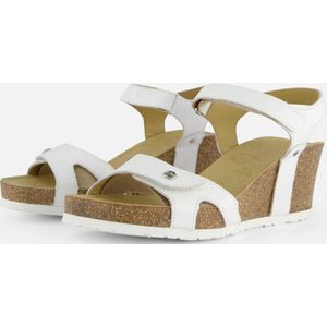 Panama Jack Julia Basics B17 sandalen met sleehak wit