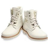 Panama Jack - Combat Boots - Blanco / White - Waterdichte Nappa - Rubber Zool