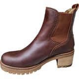 Panama Jack Pia B19 Enkellaarsjes bruin Leer - Dames