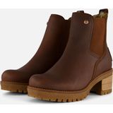 Panama Jack Pia B19 Enkellaarsjes bruin Leer - Dames