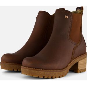 Panama Jack Pia B19 Enkellaarsjes bruin Leer - Dames