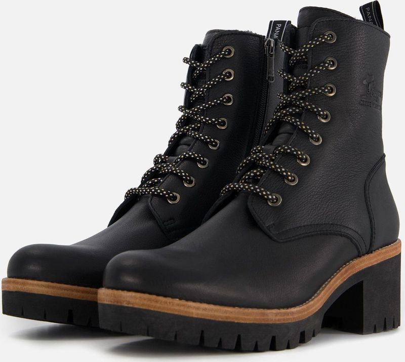 Panama Jack - Padma - Veterboot - Zwart - Waterproof Geolied Leer