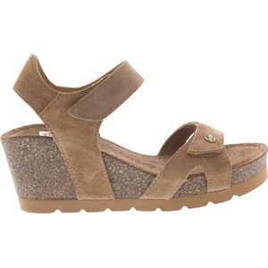 Panama Jack Vila Wedge Sandaal voor dames, Cuero B3, 37 EU