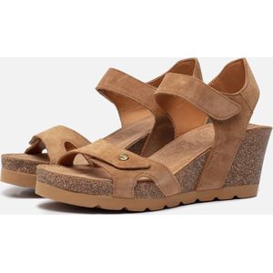 Panama Jack VILA B3 VELOUR - Sandalen met hakDames Sandalen - Kleur: Taupe