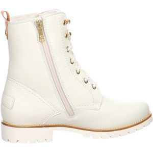 Panama Jack Fara Igloo Trav Combat Boot voor dames, wit, 40 EU