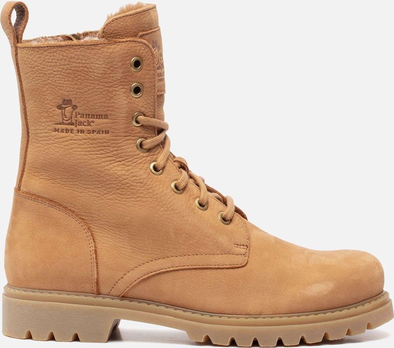 Panama Jack Frisia B8 dames veterboots - Cognac