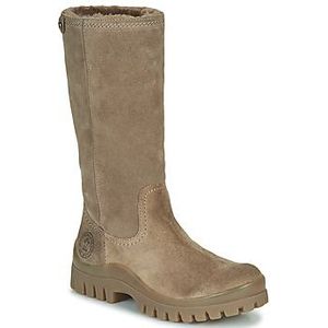 Panama Jack, Casual Camel Suède Dameslaars Bruin, Dames, Maat:39 EU