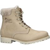 Panama Jack - Panama 03 Igloo - Dames Veterboot - Ecru - Nubuckleer