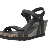 Panama Jack Sandaal Varel B1 Napa Grass Black Zwart