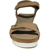 Panama Jack Julia Sandalen - Met Sleehak - Dames - Taupe - Maat 39