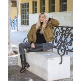 Panama Jack - Patricia Igloo B5 - Dames Laars - Zwart - Leren Laarzen