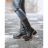 Panama Jack - Patricia Igloo B5 - Dames Laars - Zwart - Leren Laarzen