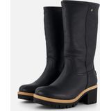 Panama Jack - Patricia Igloo B5 - Dames Laars - Zwart - Leren Laarzen