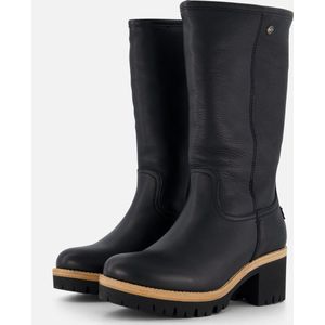 Panama Jack - Patricia Igloo B5 - Dames Laars - Zwart - Leren Laarzen