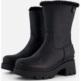 Panama Jack - Priya - Motorlaarzen - Zwart - Waterdicht Nappa - Faux Shearling