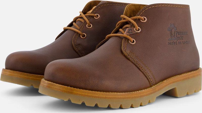 Panama Jack - Bota Panama Igloo - Enkellaarsjes - Cuero/Bark - Napa Grass