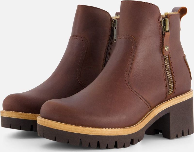 Panama Jack Pauline B9 Enkellaarsjes cognac Dames