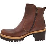 Panama Jack Pauline Cognac Dames Enkellaarzen - Cognac