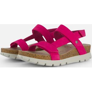 Panama Jack - Selma B11 - Sandalen - Roze - Platte Sandalen met Plakstrip
