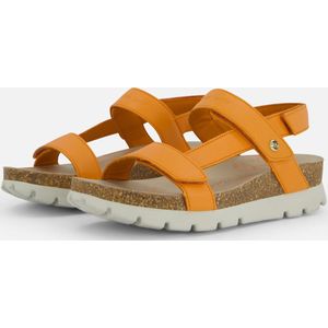 Sandaal - Selma B14 - Effen - Leer - Anatomisch Voetbed - Velcro Sluiting