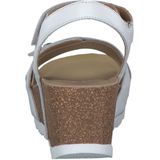 Ruth B - Sandalen - Effen - Leer - Velcro Sluiting - Middelhoge Hak