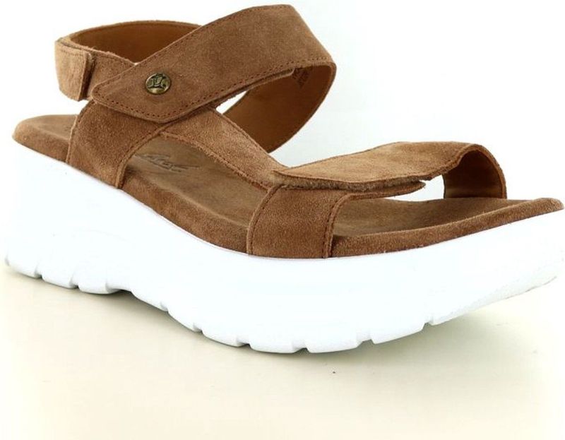Sandaal Panama Jack Women Noor B5 Velour Cuero Bark-Schoenmaat 37