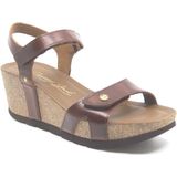 Panama Jack RUTH B6 Bruine sandalen op een sleehak