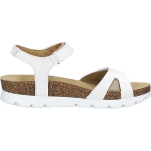 Panama Jack Sulia Sandalen Plat - wit