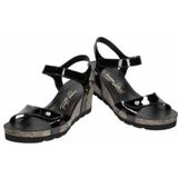 Panama Jack - Julia Sandalen - Zwart - Leer
