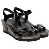 Panama Jack - Julia Sandalen - Zwart - Leer