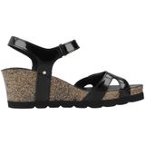 Panama Jack - Julia Sandalen - Zwart - Leer