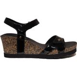 Panama Jack - Julia Sandalen - Zwart - Leer