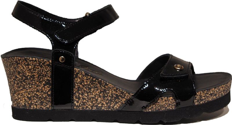 Panama Jack - Julia Sandalen - Zwart - Leer