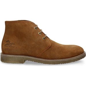 Veterschoen Panama Jack Men Gael C28 Velours Bark-Schoenmaat 41