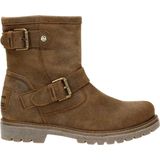 Panama Jack - Felina B27 - Laarzen - Bruin - Veloursleer - Flexibele Rubberzool