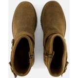 Panama Jack - Felina B27 - Laarzen - Bruin - Veloursleer - Flexibele Rubberzool