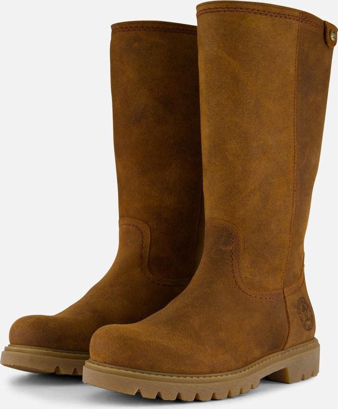 Panama Jack - B138 - Laarzen - Marron - Cuir Velours - 4 cm Hakhoogte